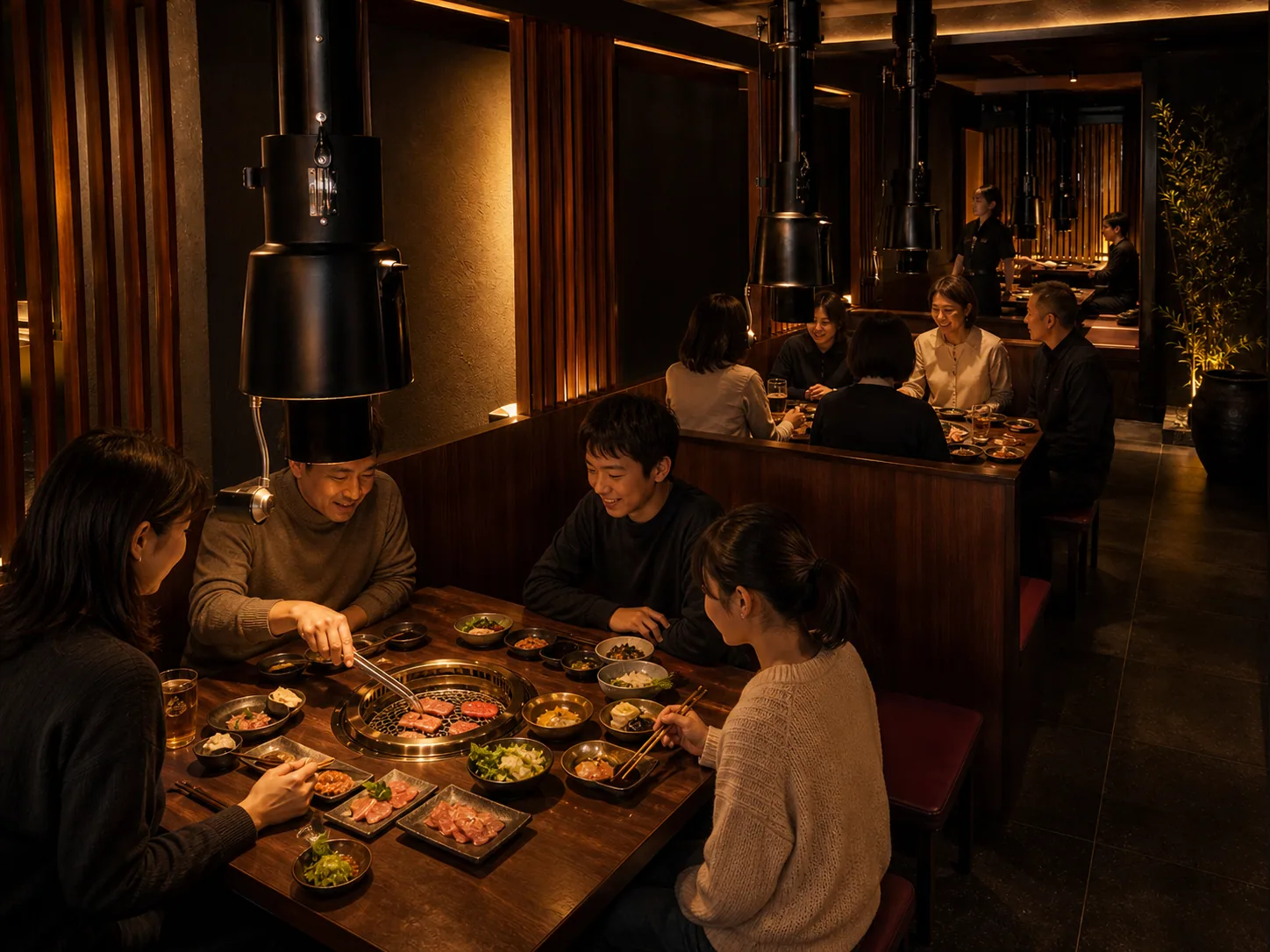 店内の雰囲気（AI生成サンプル）